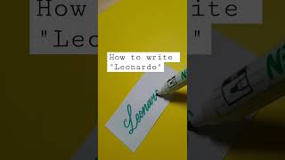 How to write \