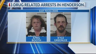 3 people arrested for drug crimes in Henderson County, 1 ran from deputy