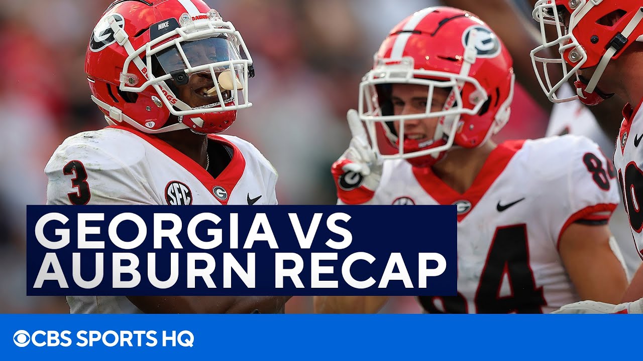 Georgia Destroys Auburn Highlight And Recap | CBS Sports HQ - YouTube