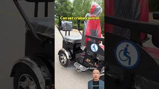 Have you ever seen an electric wheelchair with cruise control