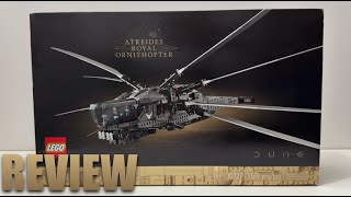 LEGO Dune Atreides Royal Ornithopter Review