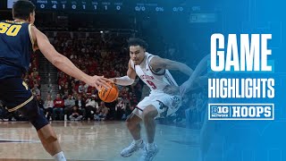 Michigan at Wisconsin | Highlights | Big Ten Men's Basketball | 12/03/2024