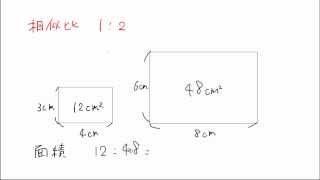 【中３ 数学】相似な図形の面積比