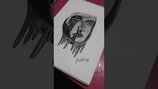 Dangerous girl pencil drawing 😨😱