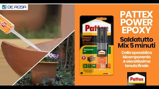 Pattex Power Epoxy Saldatutto Mix 5 minuti forte colla epossidic