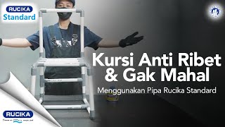 Kursi Kece Dari Pipa Rucika Standard Siap Hiasi Rumahmu | DIY Eps.4