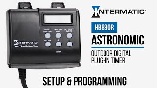 How to Program the Intermatic HB880R Outdoor Plug-in Timer