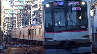 東急東横線5050系5177F白楽カーブ通過