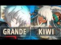 GBVSR:🔥Grande (Lucilius) Vs Kiwi (Yuel)🔥| High Level Gameplay.