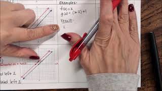 Linear Transformations function notation