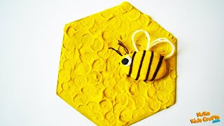 How to make Bee and Honeycomb | Easy Crafts | DIY