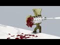 human body vs meat grinder animation