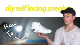 DIY self lacing shoe -for $18 (or maybe a little more)