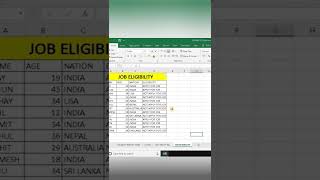 Best shortcut to scroll through sheet in excel #shorts