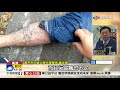 通緝犯槍插腰際 拒捕狂奔走火慘摔遭逮│中視新聞 20180324