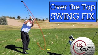 How to Stop Coming Over the Top with the Vertical Line Swing