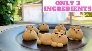 Teddy bear cookies with only 3 ingredients Cute and tasty recipe