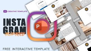 Instagram Powerpoint Template | Aesthetic PowerPoint Presentation | Free Template