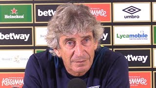 Manuel Pellegrini Full Pre-Match Press Conference - Arsenal v West Ham - Premier League