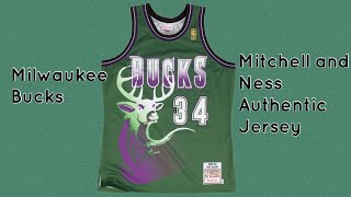 Ray Allen Mitchell and Ness Authentic Bucks jersey