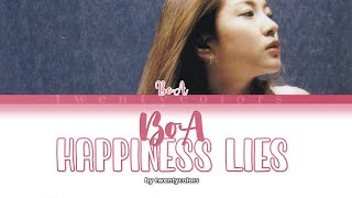 BoA (보아) - Happiness Lies (Color Coded Lyrics Han/Rom/Eng)