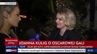 Joanna Kulig po rozdaniu Oscarów 25 02 2019