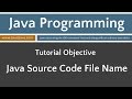 Learn Java Programming - Source Code File Names