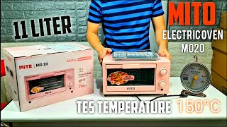 UNBOXING & TES MITO MO-20 ELECTRIC OVEN HEMAT LISTRIK HANYA 400 WATT TAPI PERFOMANCE BAGUS