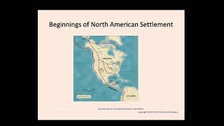 Lecture: A "New World" - Early Inhabitants & European Contact