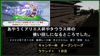 【ウマ娘/キャンサー杯/オープンリーグ】ラウンド１（１日目）。２０２２年