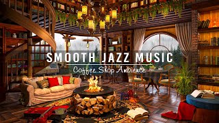 Smooth Jazz Instrumental Music ☕ Jazz Relaxing Music & Cozy Coffee Shop Ambience to Study,Work,Focus