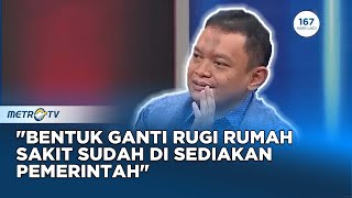 Pengamat Hukum FHUI Wahyu Andrianto : bentuk Ganti Rugi Rumah Sakit Sudah ada di Pemerintah #HOTROOM