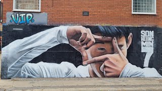 손흥민의 벽화를 런던 토트넘에서 만나다 / Heung-Min Son Mural: Tottenham, London: Artwork of the South Korea Captain
