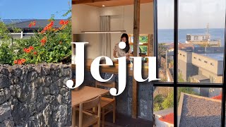 ⛱️Jeju Vlog Ep1.l Jeju Traditional Airbnb l Nice Cafe & Jeju Sunset Tour