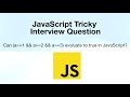Can (a==1 && a==2 && a==3) evaluate to true in JavaScript | JavaScript Tricky Interview Question