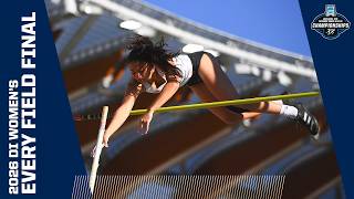 Every women's field final from the 2026 DI outdoor track and field championships