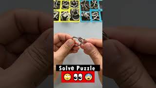 Mini Metal Ring Puzzles Magic unlocked #solve #puzzles #shorts