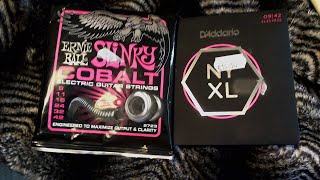 Ernie Ball Cobalt VS D'Addario NYXL Demo here is my opinion.