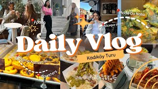 KADIKÖY VLOG / sürekli bir şeyler yediğimiz bir gün