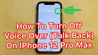 HOW TO TURN OFF VOICE OVER (TALK BACK) ON IPHONE 12 13 14 PRO MAX