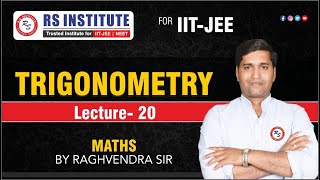 PYQ,L 20 MATHEMATICS BY RAGHVENDRA SIR | BEST IIT COACHING IN KANPUR