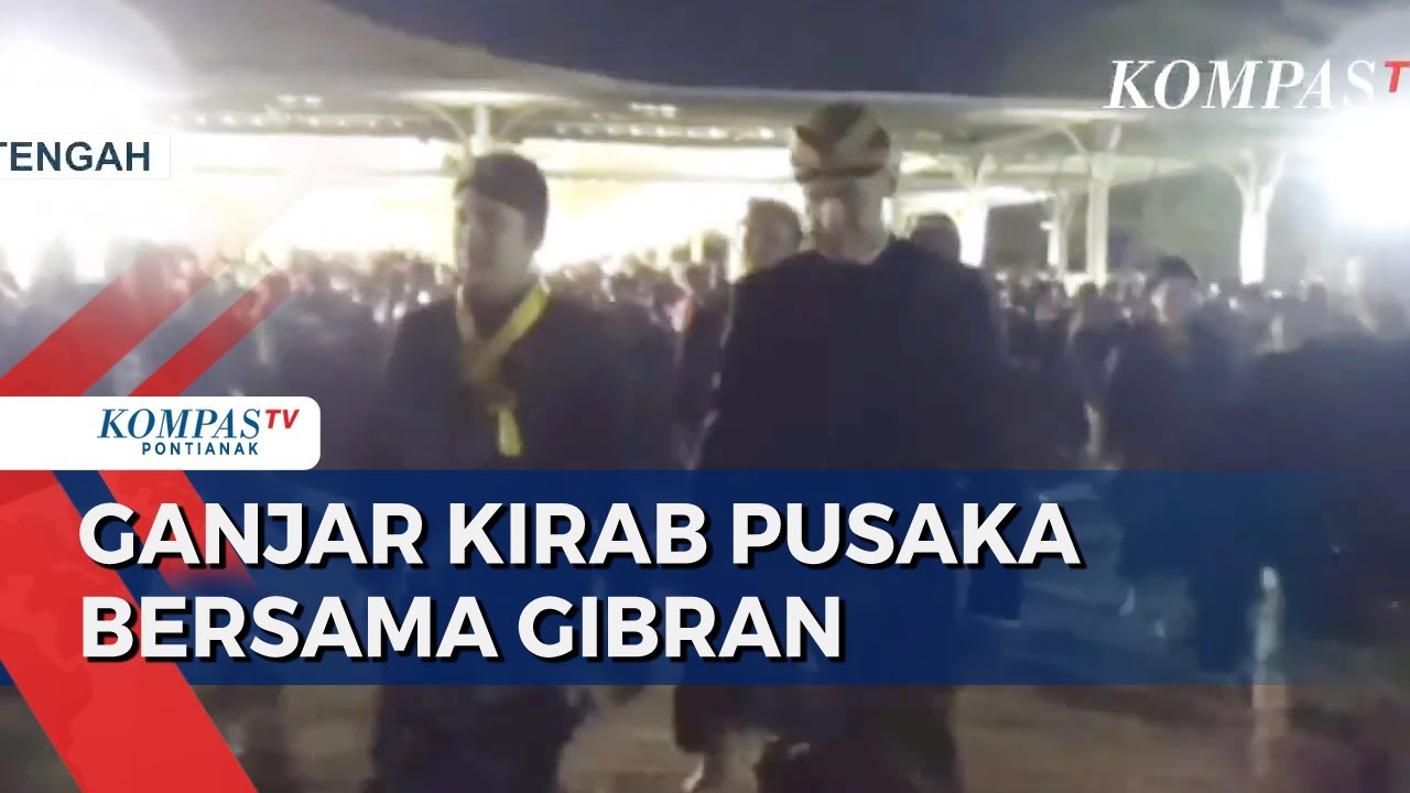 Sambut 1 Muharam, Bacapres Ganjar Ikuti Kirab Pusaka Bersama Gibran ...