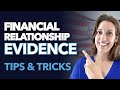 TIPS & TRICKS for Financial relationship evidence — What is USCIS a looking for in bank statements?