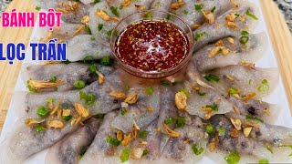 BÁNH BỘT LỌC nhân thịt không cần tôm không lá chuối mà vẫn mềm dẻo thơm ngon tại nhà