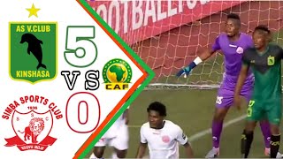 AS VITA  vs SIMBA SC ,5-0/ MECHI YA KLABU BINGWA AFRICA