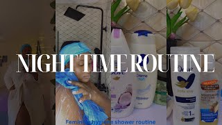 MY FEMININE HYGIENE SHOWER ROUTINE + MY NIGHT SHOWER SHOWER # night #skincare #fyp