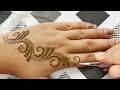 fast back hand mehndi design ||DP mehndi art