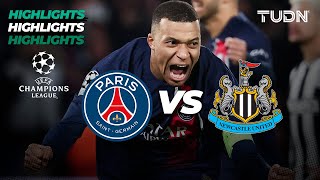 PSG vs Newcastle - HIGHLIGHTS | UEFA Champions League 23/24 | TUDN