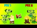 Random All Team 3 Plants PVZ 1 vs PVZ 2 Battlez - Who Will Win