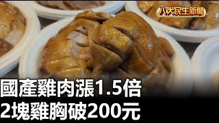 國產雞肉漲1.5倍 2塊雞胸破200元 |【民生八方事】| 2023040605 @gtvnews27